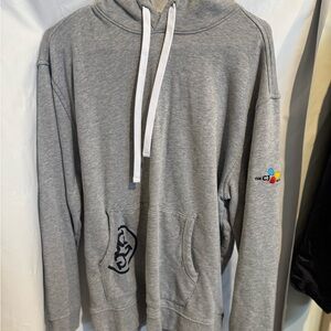 G/FORE Gray Hoodie Sweatshirt with Relaxed Fit